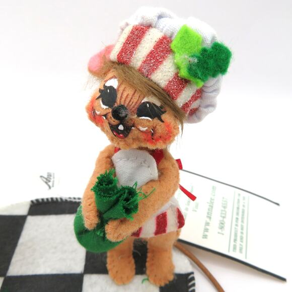 Annalee 4" Frosting Fight Mice Felt Figurine Christmas Mouse Holiday Decoration - Picture 4 of 10